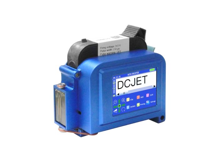 Portable Mini 12.7mm Inkjet Printer Handheld Batch Coding Machine for Bottle Can Printing NO INK