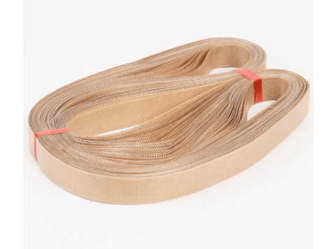 50 Pack Heat-resistant Brown PTFE Seamless Belt for Packaging Sealing Machine Sealing Belt